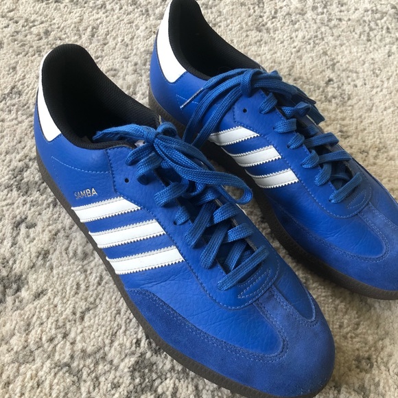 adidas samba golf shoes blue